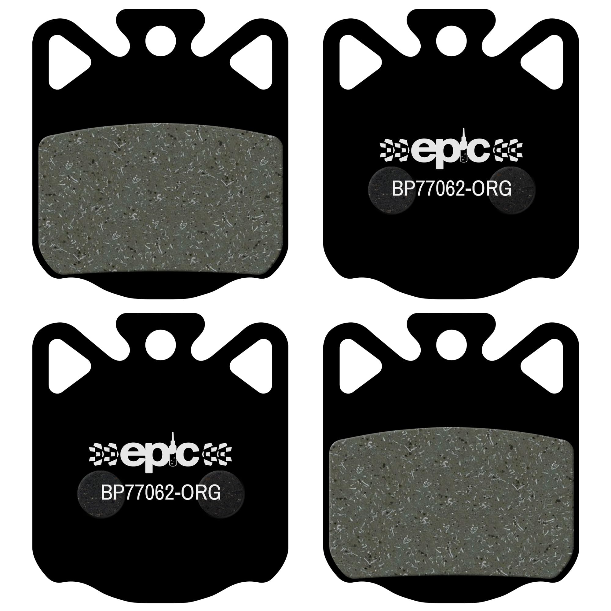 epic Campagnolo Disc Brake Pads | Fits Ekar, Super Record WRL, Chorus, Potenza, DB-310, DB-410 | Organic/Resin | Durable & Quiet | 2 Sets (Organic)