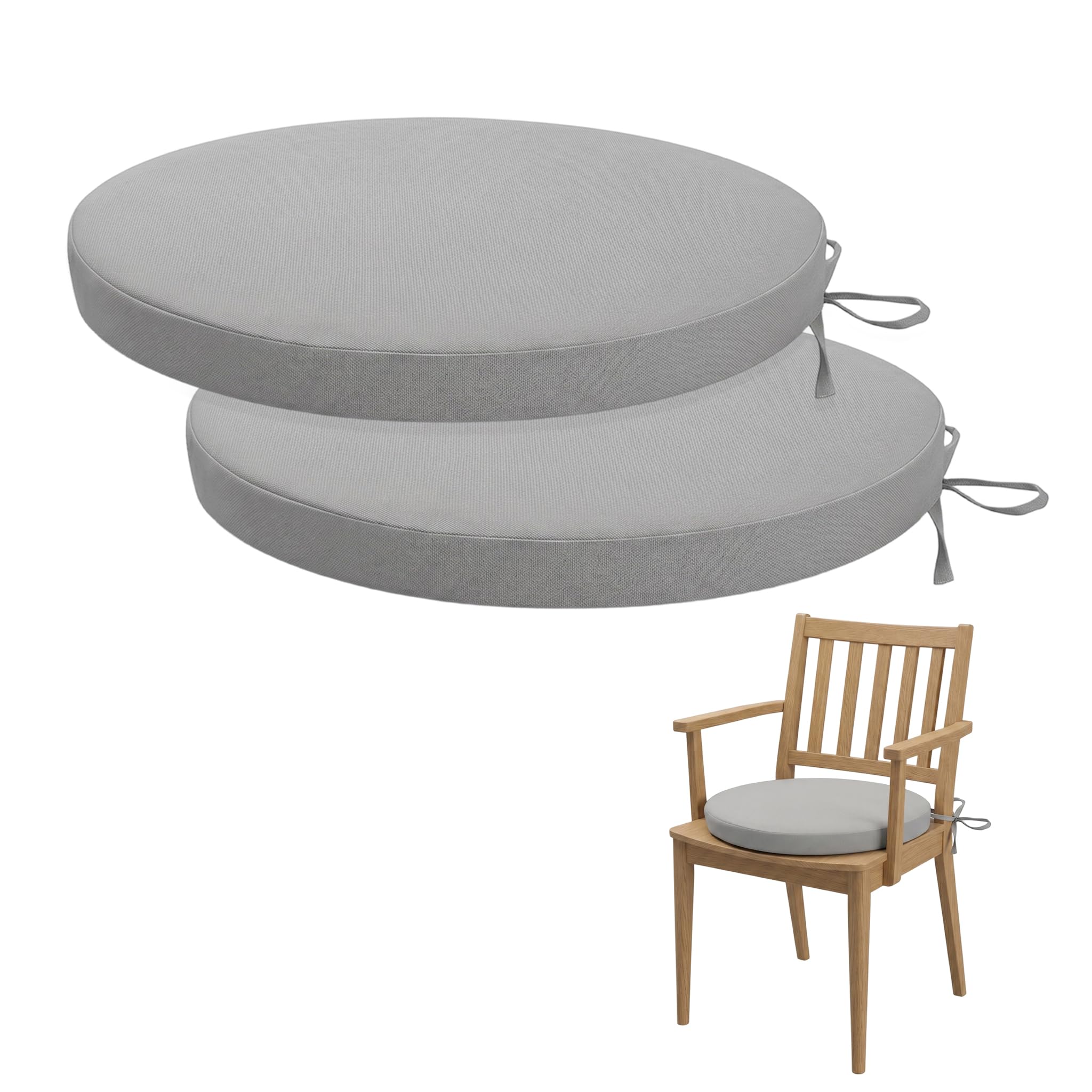 Coussins de siège imperméables extérieur lot de 2 pour embellir votre salon de jardin