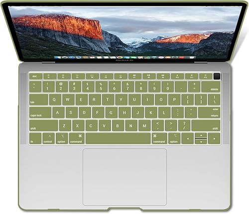 Miniatura 20 de IBENZER - Carcasa rígida para MacBook Air de 13 pulgadas versión 2020, 2019, 2018, A1932, A2179, con funda de teclado para Apple Mac Air 13 Retina