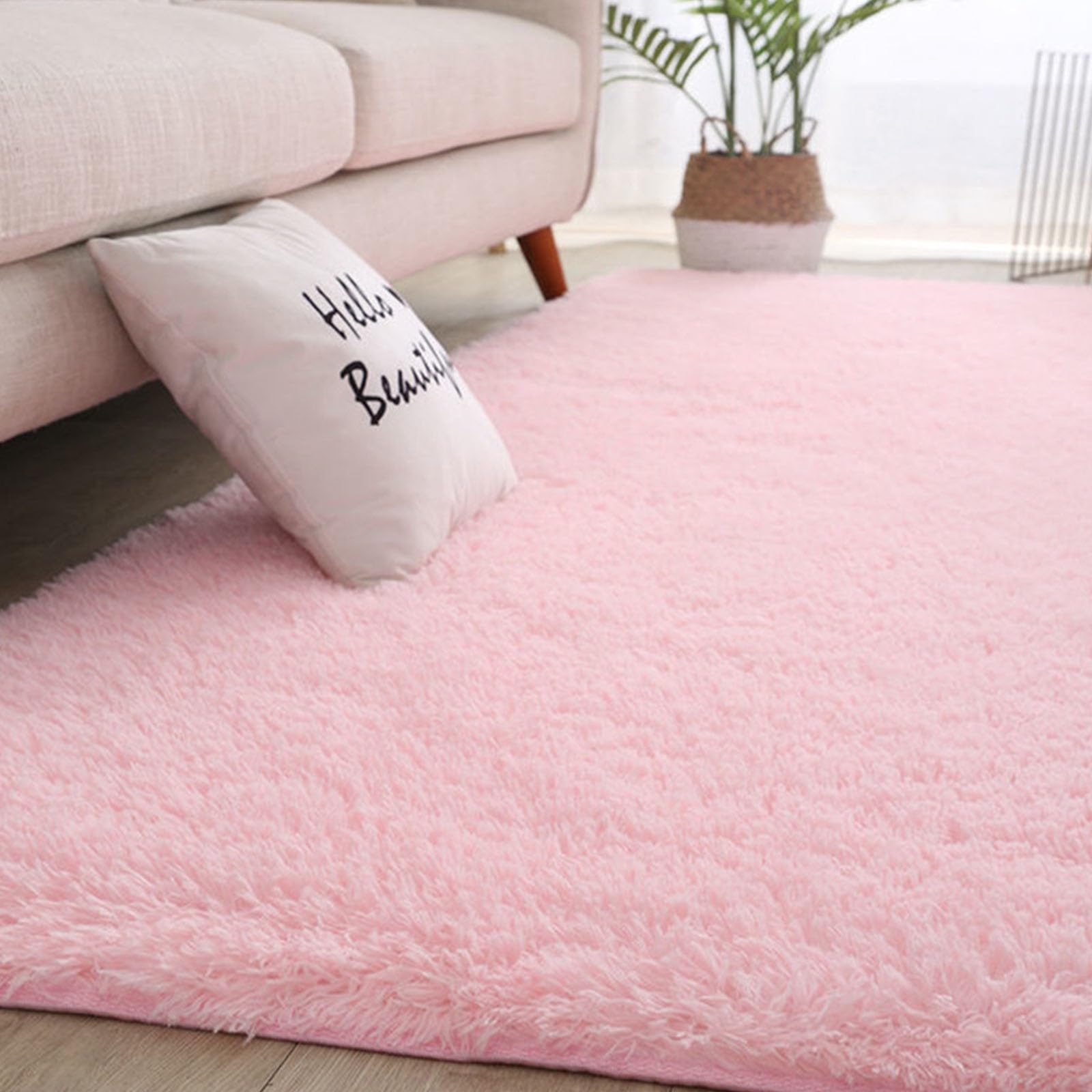 Tapis moelleux lavable et antidérapant grand format pour chambre