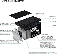 Vista 3 de Mighty Max Battery 12V 15AH F2 Sustituye Golden Technology Buzzaround XL GB116-2 Pack