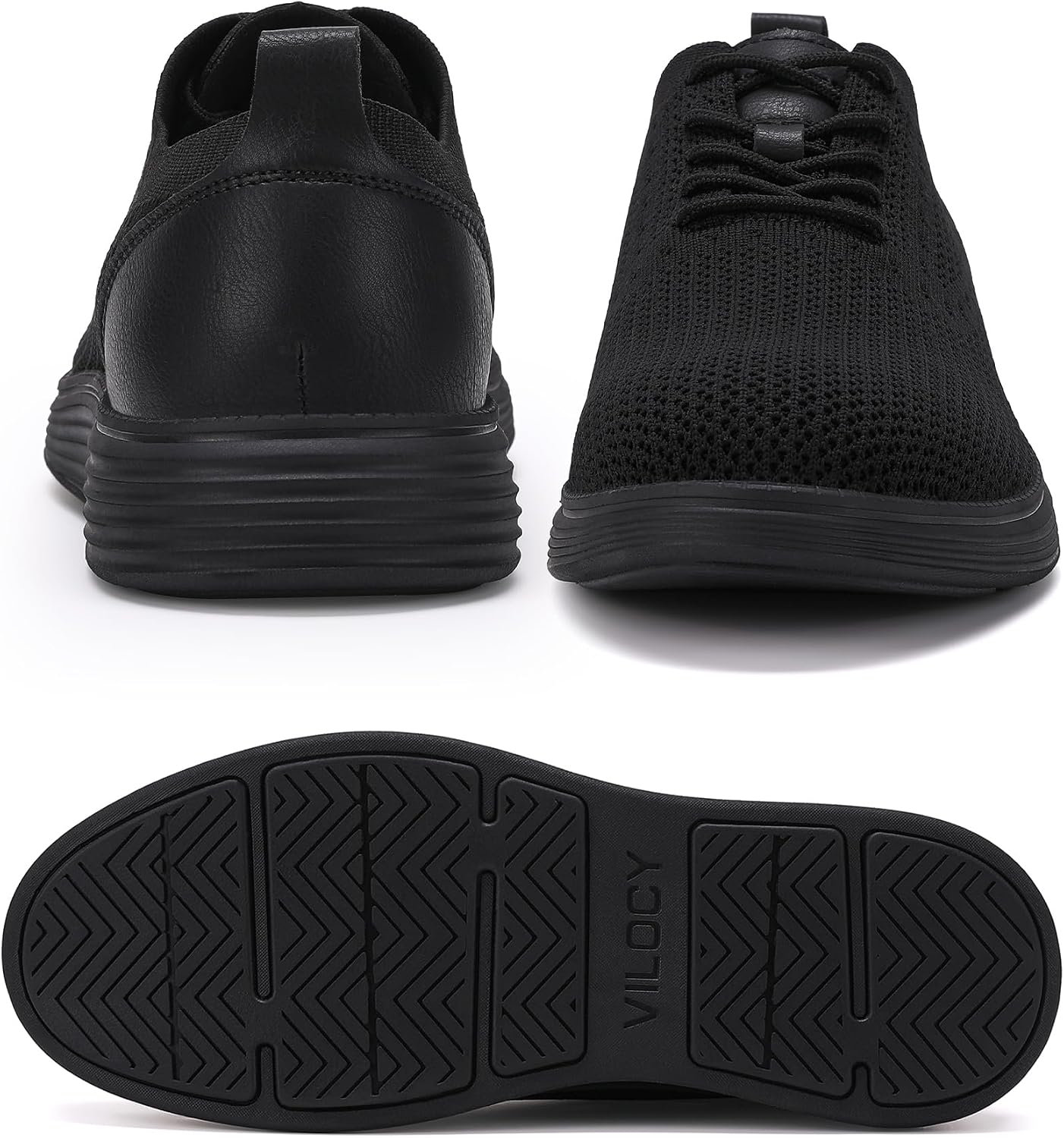 VILOCY Men's Casual Dress Sneakers Tennis Walking Shoes image 5