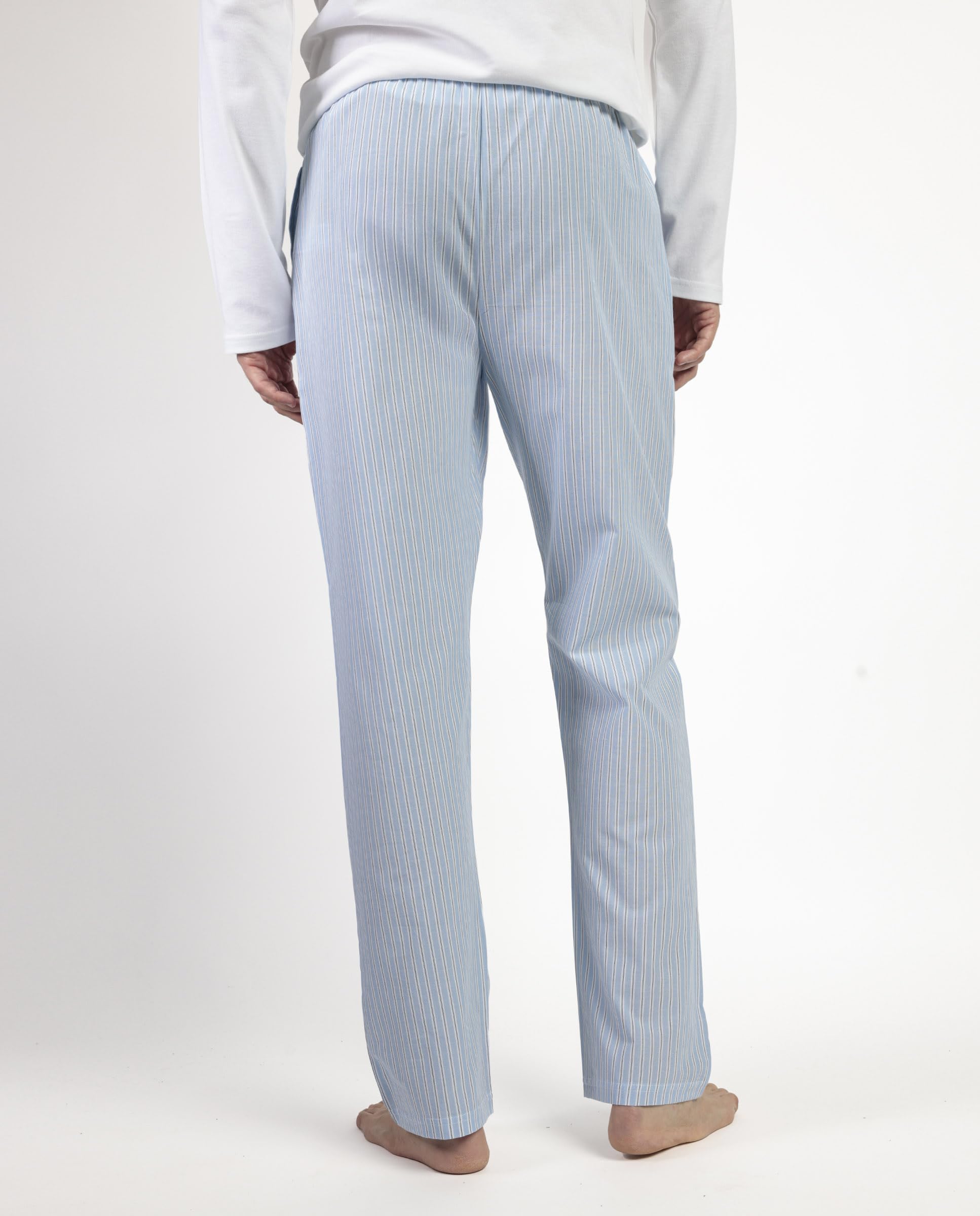 ADMAS Home - Pantaloni lunghi popeline Home Compact da uomo
