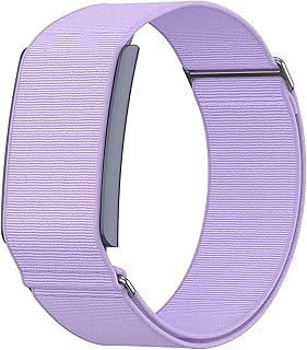 MAKCPOIMER Stretchy Nylon Sport Loop Compatible with Amazfit Helio Strap, Adjustable Elastic Fitness Tracker Wristband wit...