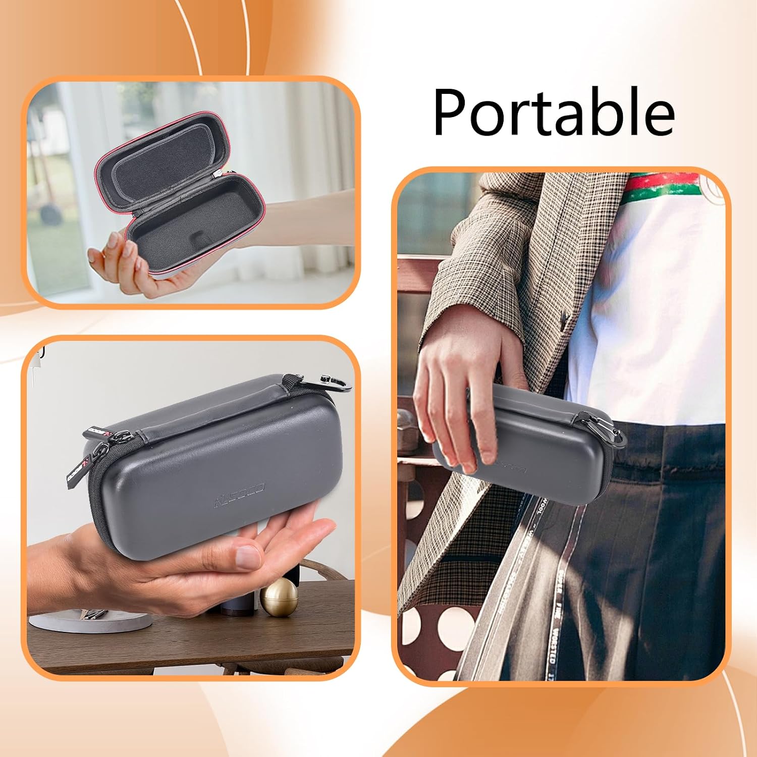 RLSOCO Carrying Case for RayNeo Air 4 Pro/Air 3s/Air 3s Pro/Air 2s/Air 2s Pro AR/XR Glasses (Case Only)