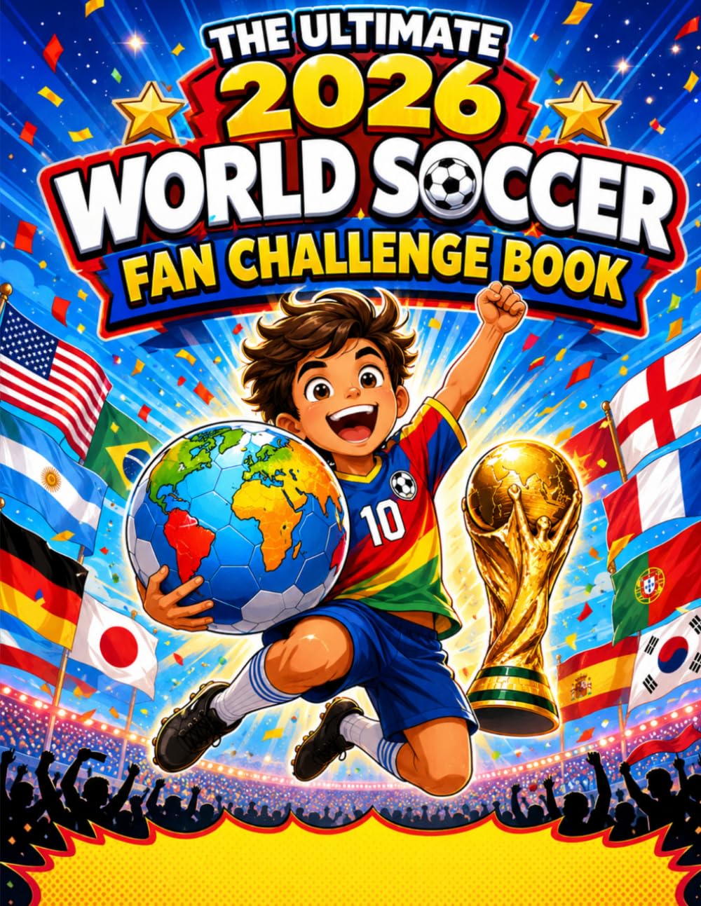 The Ultimate 2026 World Soccer Fan Challenge Book: 150+ Facts, Quizzes, Puzzles, Predictions and Creative Challenges for Young Soccer Fans Ages 8-12