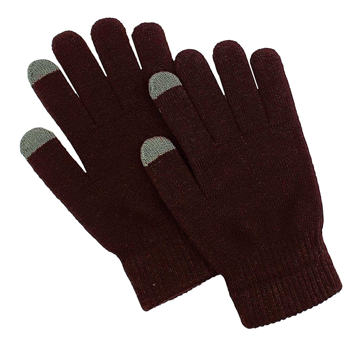 Touch Screen Winter Gloves Warm Woolen Mittens for Men Women Children - Pair of 1-image-33