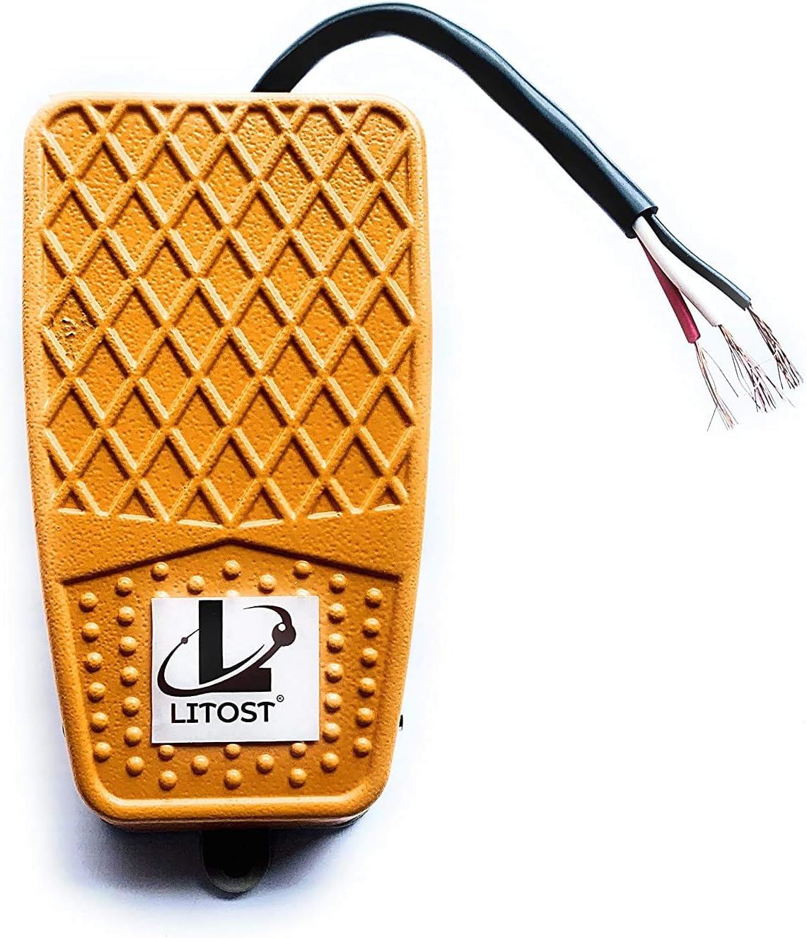 Zetalux Plastic Foot Switch Type :FS-2 10A-240 Volt AC Sewing Machine Speed Controller (Cream)