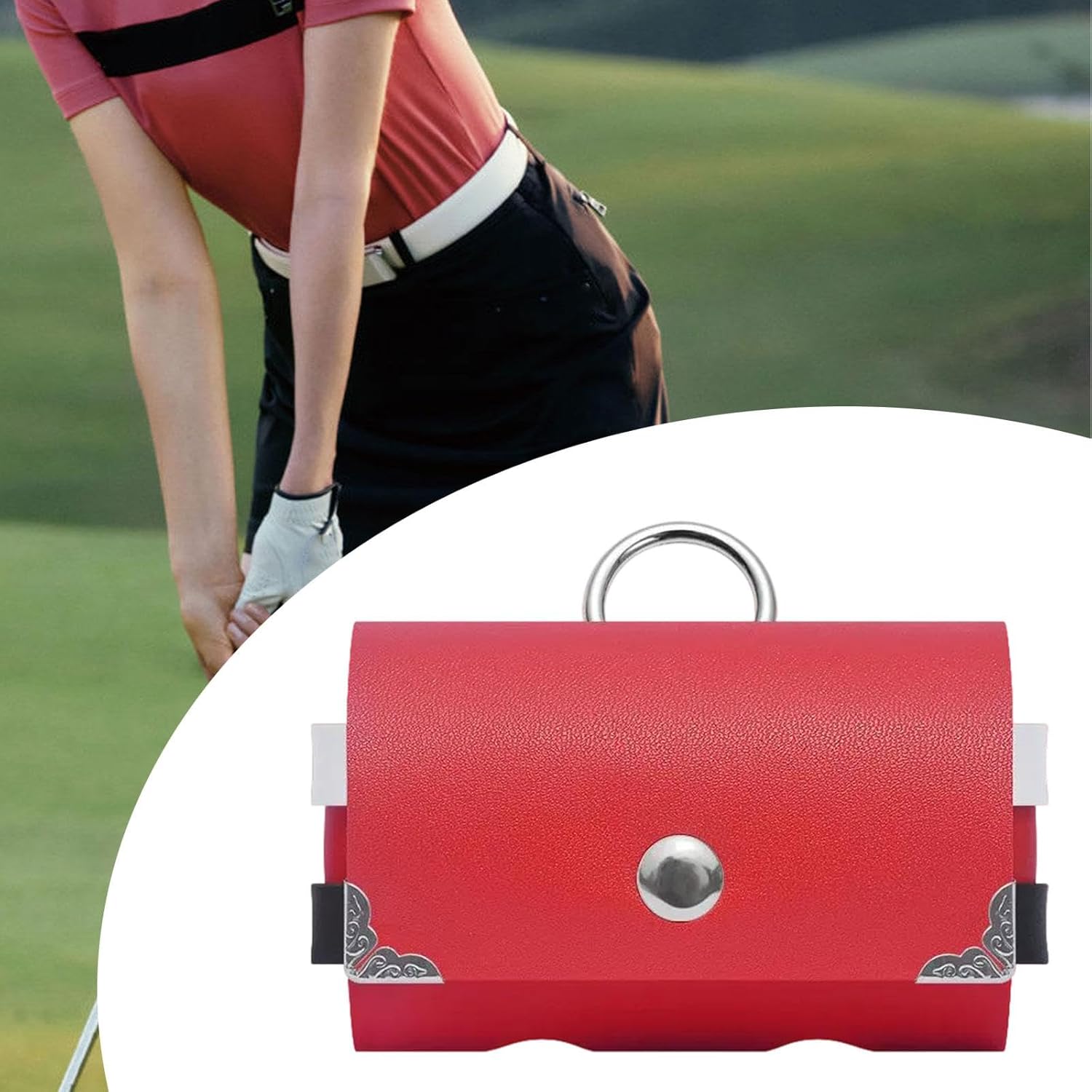 Golf Waist Bag Golf Ball Bag Golf Tees Holder for Father's Day Women Players
