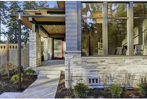 Miniatura 2 de Z-Lite 594PHMS-536P-BK Sheridan - Poste para exteriores, 1 luz, 100 vatios, color negro