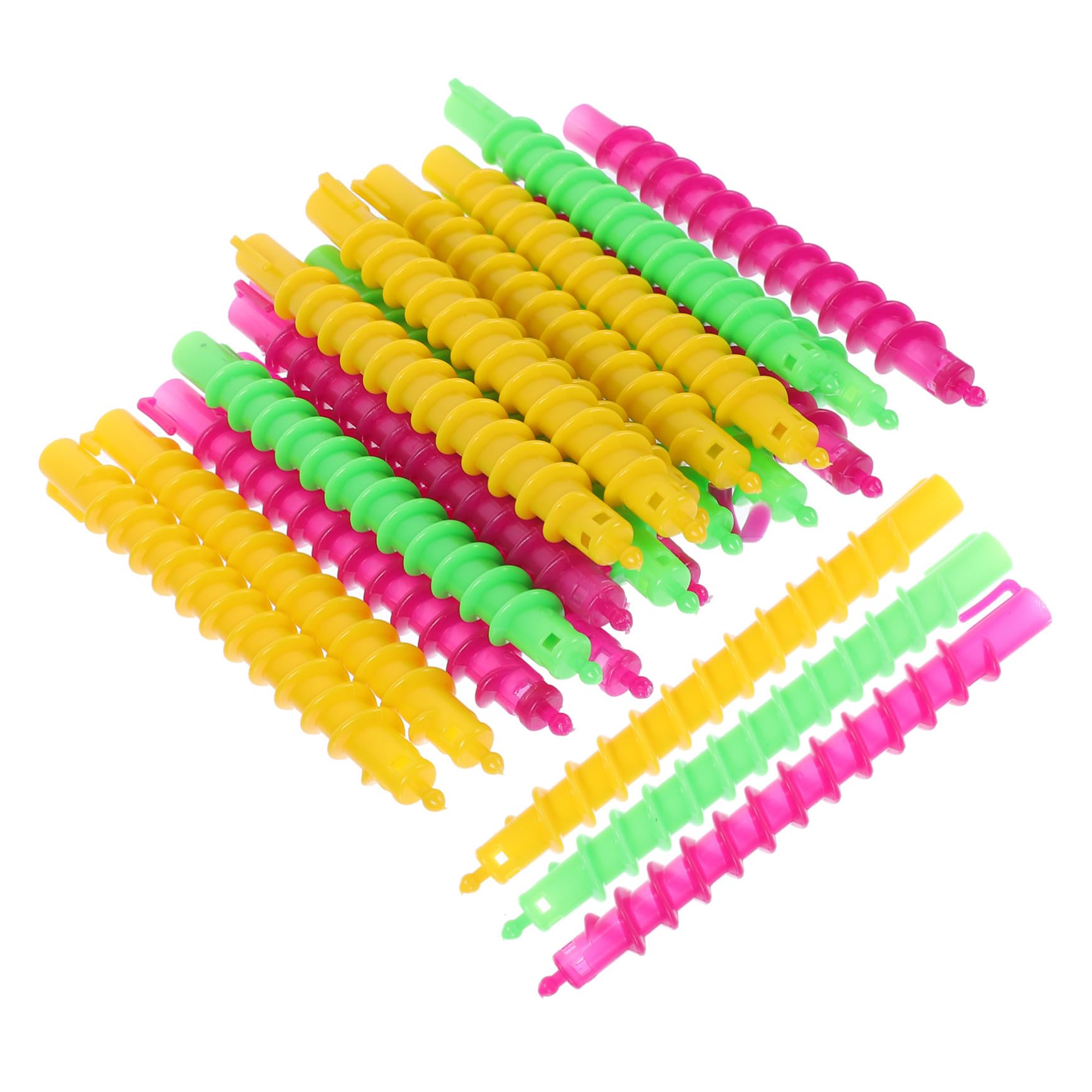 LIFKOME Varillas para Permanente de Pelo Espiral 100 Pcs Grandes, Rizadores de Cabello Abs para Mujeres Cabello Largo, Herramienta para Rizar en Salones y Uso Doméstico Color Aleatorio
