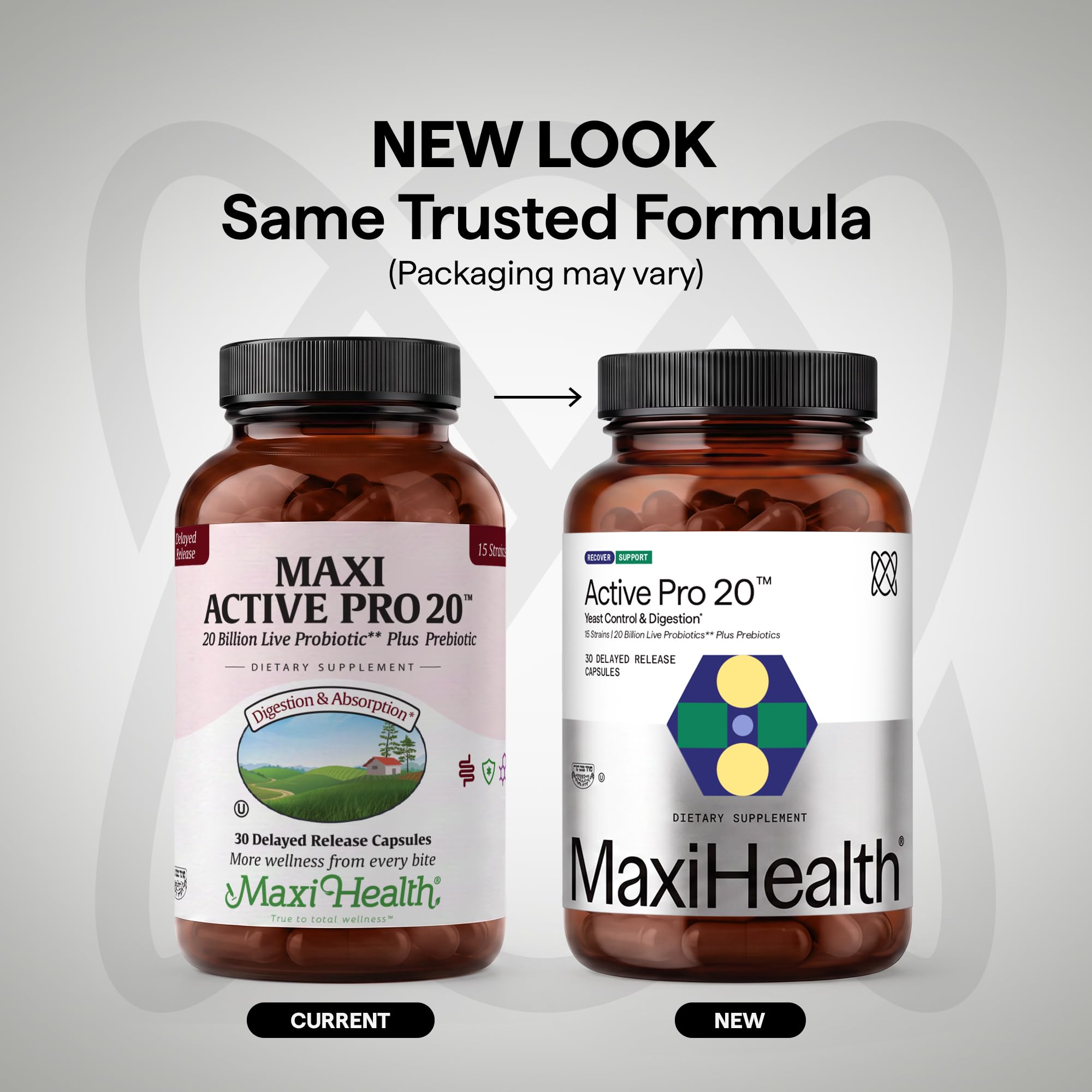 Maxi Health® Probiotics 20 Billion CFU with Prebiotics (30 Capsules) — Amazon image 3