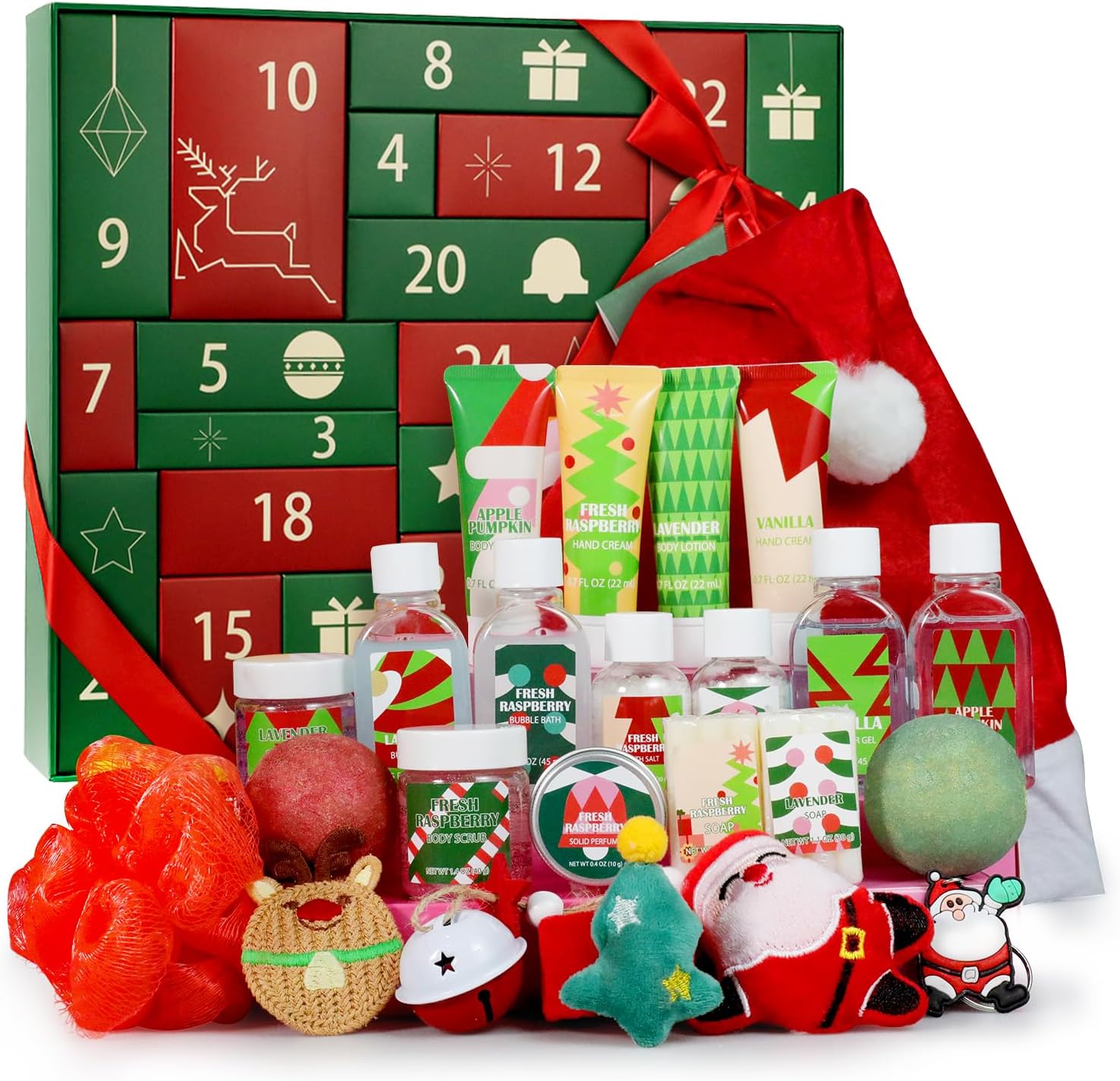 Advent Calendar 2025 by Green Canyon Spa Christmas Advent Calendars Christmas Gifts for Women Advent Beauty Calendar 2025 Spa Gifts for Women 24 Days Countdown Calendar