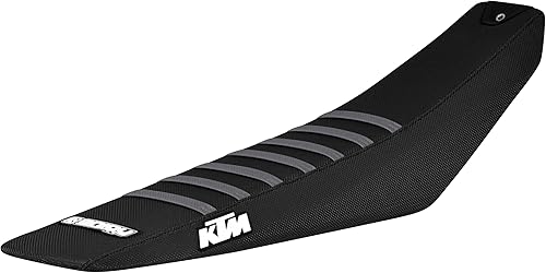 Vista 33 de Enjoy Mfg Funda de asiento compatible con KTM 2023 SX-SXF 125-450 Logo #352 (todos los logotipos KTM Blue KTM Blue Ribs Orange KTM Enjoy Logos)