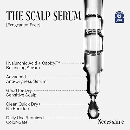 Miniatura 4 de Nécessaire The Scalp Serum. 5% Capixyl + 1% ácido hialurónico para un cabello más completo, grueso y saludable. Sin fragancia. Aprobado por la