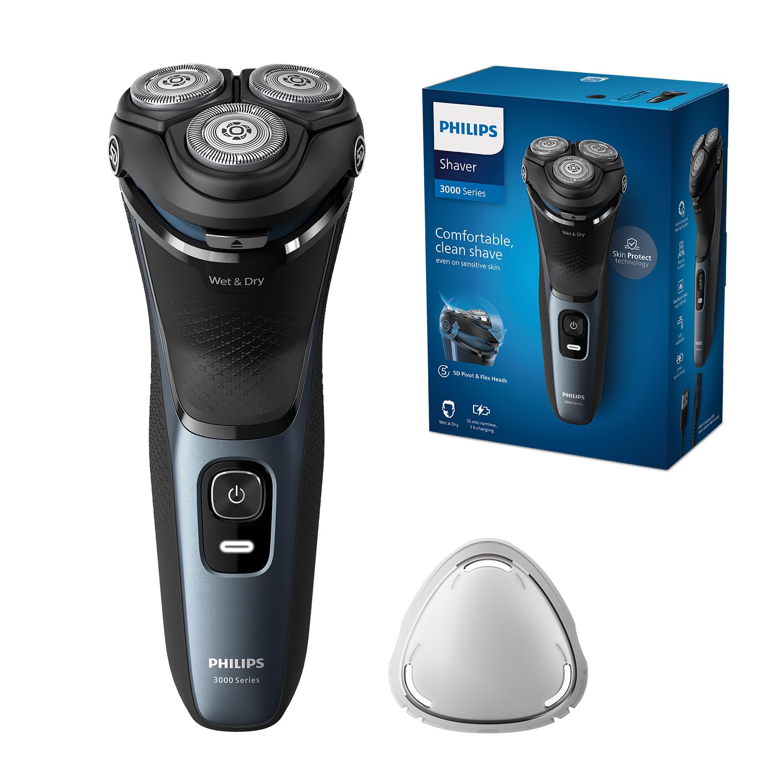 Philips Shaver 3000 Series, Wet and Dry Electric Shaver sold price at auction in Canada