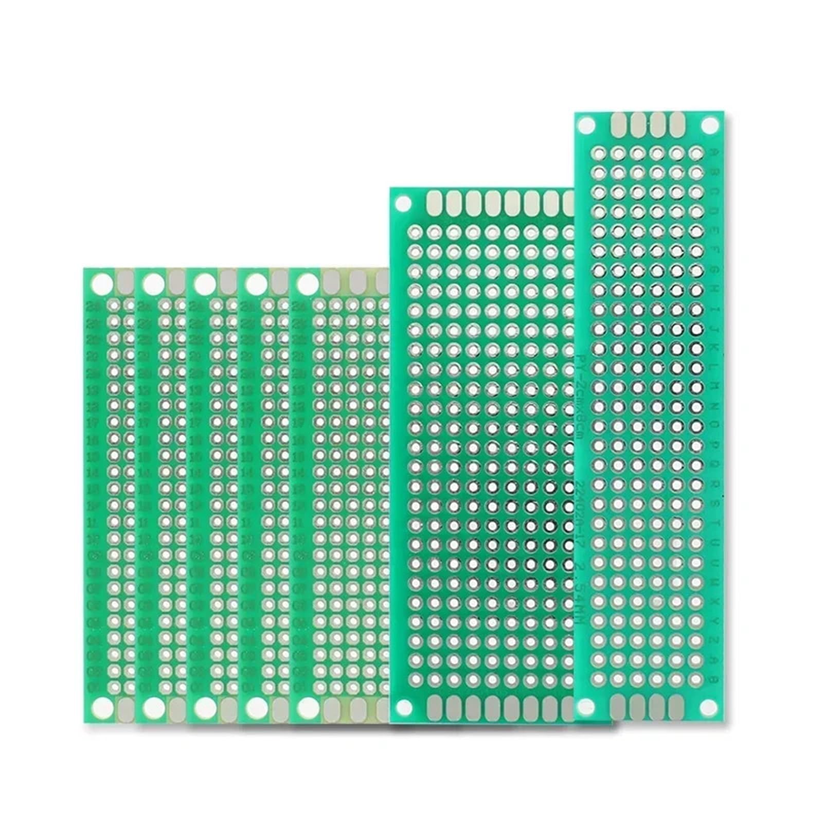 PCB prototipo evita soldaduras frías con esta placa circuito universal de 5x7 cm