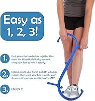 Vista 3 de Herramienta para automasaje Body Back Company, terapia de punto de activación, Azul