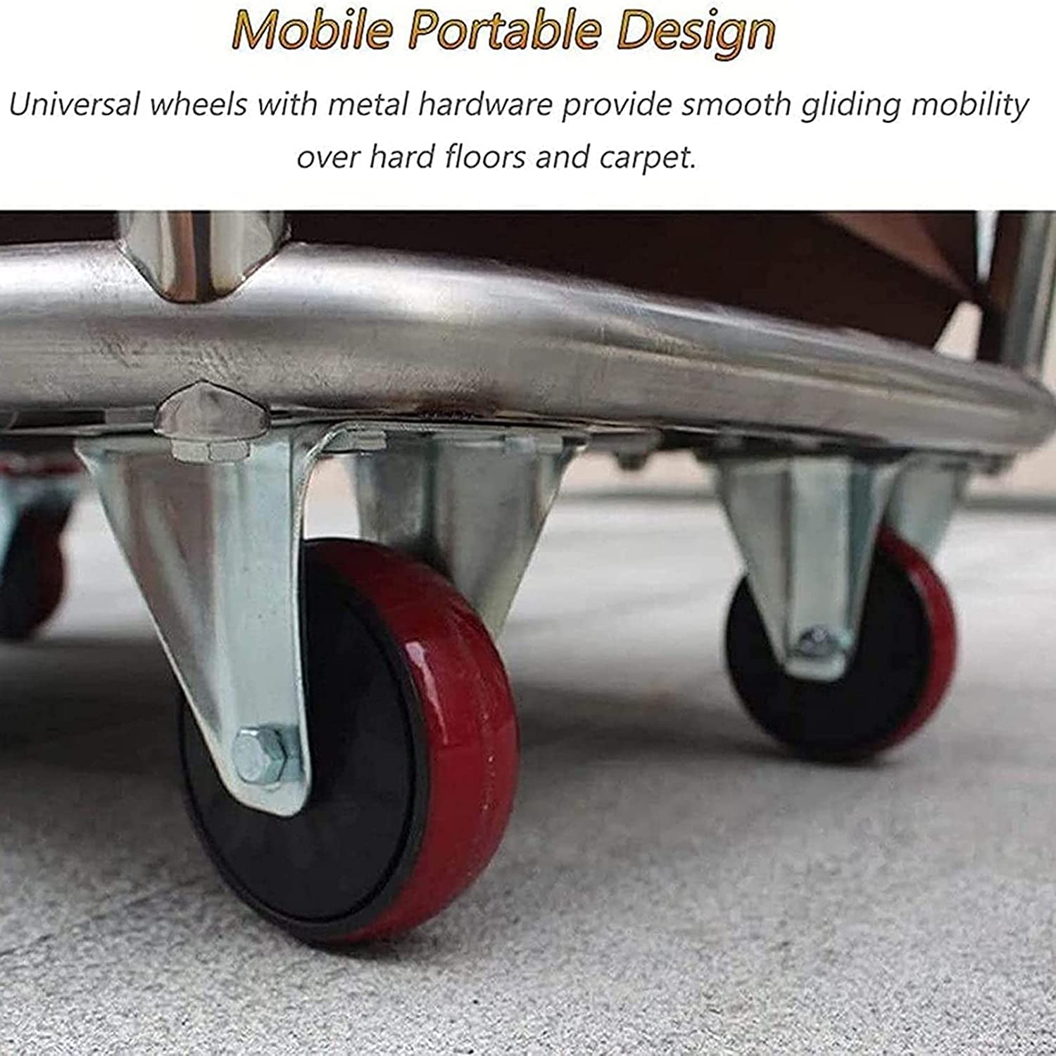Carrello Portabiancheria Industriale 400L Con Ruote - Telaio In Acciaio E Sacco In Tessuto Oxford Impermeabile - Portata 150kg Per Hotel, Casa E Lavanderia