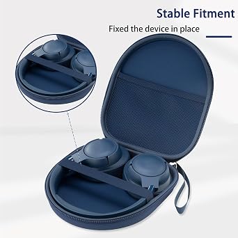 Case Compatible with Sony WH-CH520N WH-CH720N, and JBL 510BT 520 BT 720BT 770 NC 760 NC 670 NC Wireless Noise Cancelling Headphones, Portable Travel Headphone Storage Cover Bag (Blue)