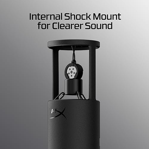 Miniatura 3 de HyperX SoloCast 2 - Micrófono condensador USB para juegos, PC, USB-C, USB-A - Negro