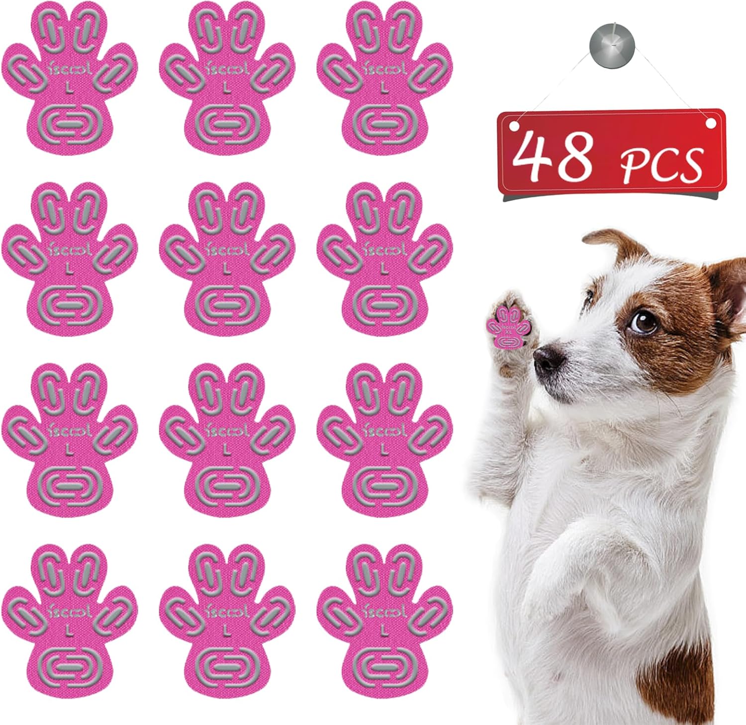 yucca Dog Anti Slip Paw Grips Traction Pads, Dog Paw