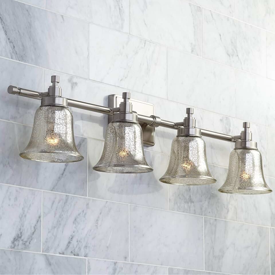 mercury glass bathroom accessories