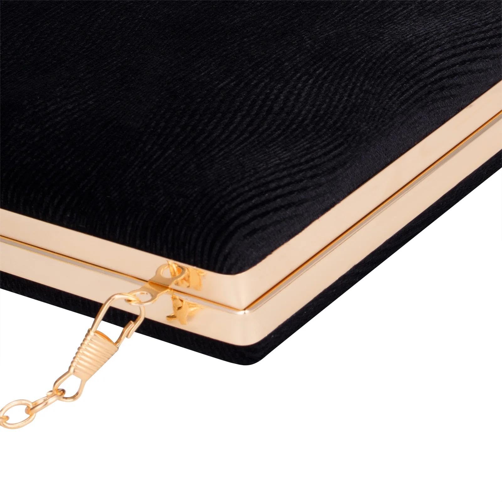 Abendtasche Damen Clutch Verschluss Clutches Abend Taschen Für Frauen Quadratisch Samt Hochzeit Braut Party Handtaschen Schulter Messenger Taschen