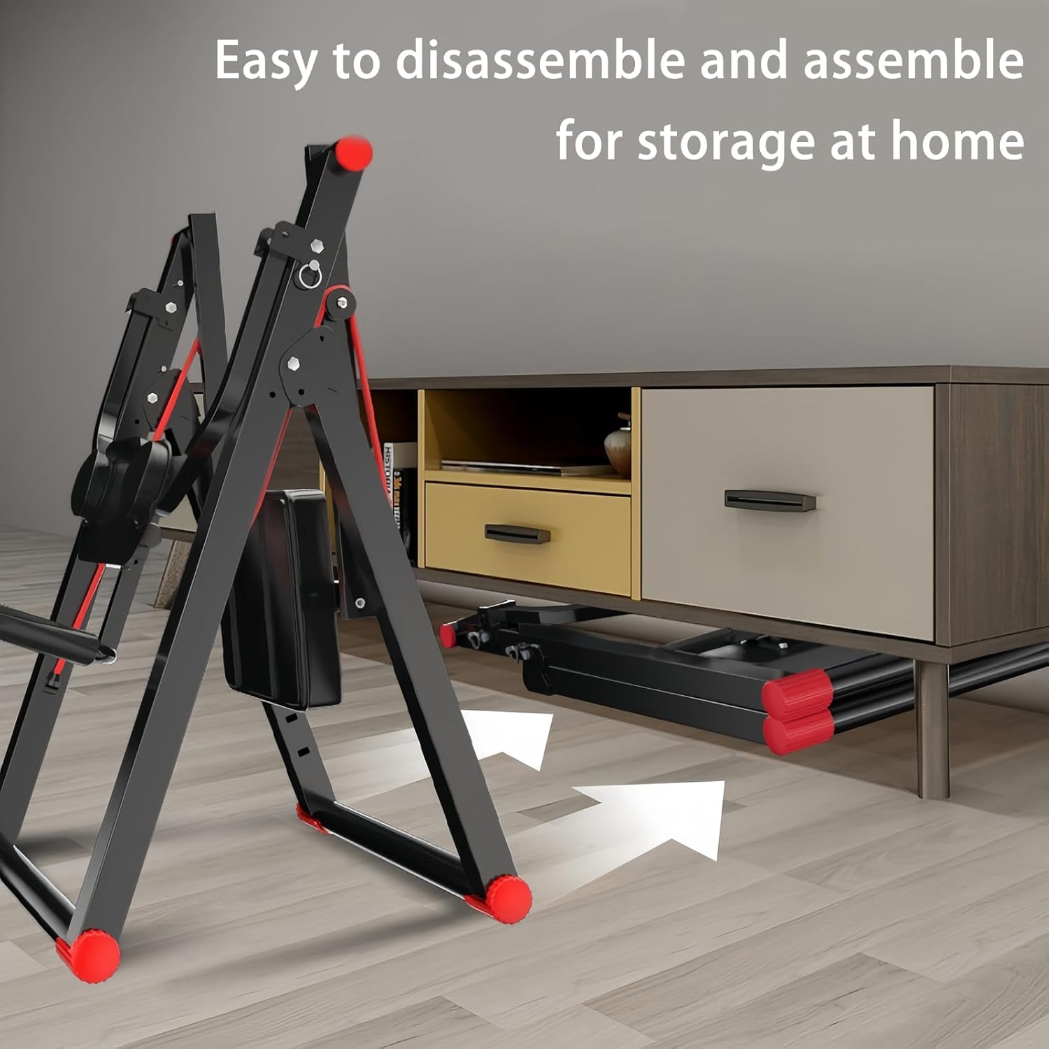 Vicamy Ab Machine, No-Track Silent Ab Machine for Home Gym, Adjustable Resistance, Foldable Full Body Ab Workout Equipment for Stomach Workout