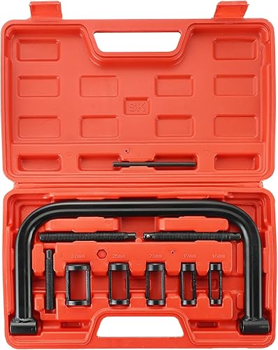 NYXOVA Kit de servicio de abrazadera de compresor de resorte de válvula, kit de servicio de abrazadera en C de compresión automática para ATV,