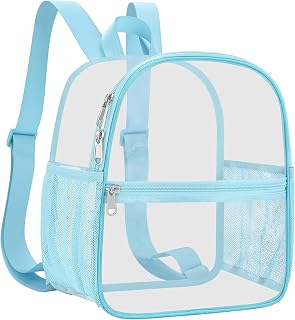 Oraben Small Clear Backpack for Stadium Events Stadium Backpack Waterproof 12x6x12 Clear Bag for Adult Concert Sport Work
