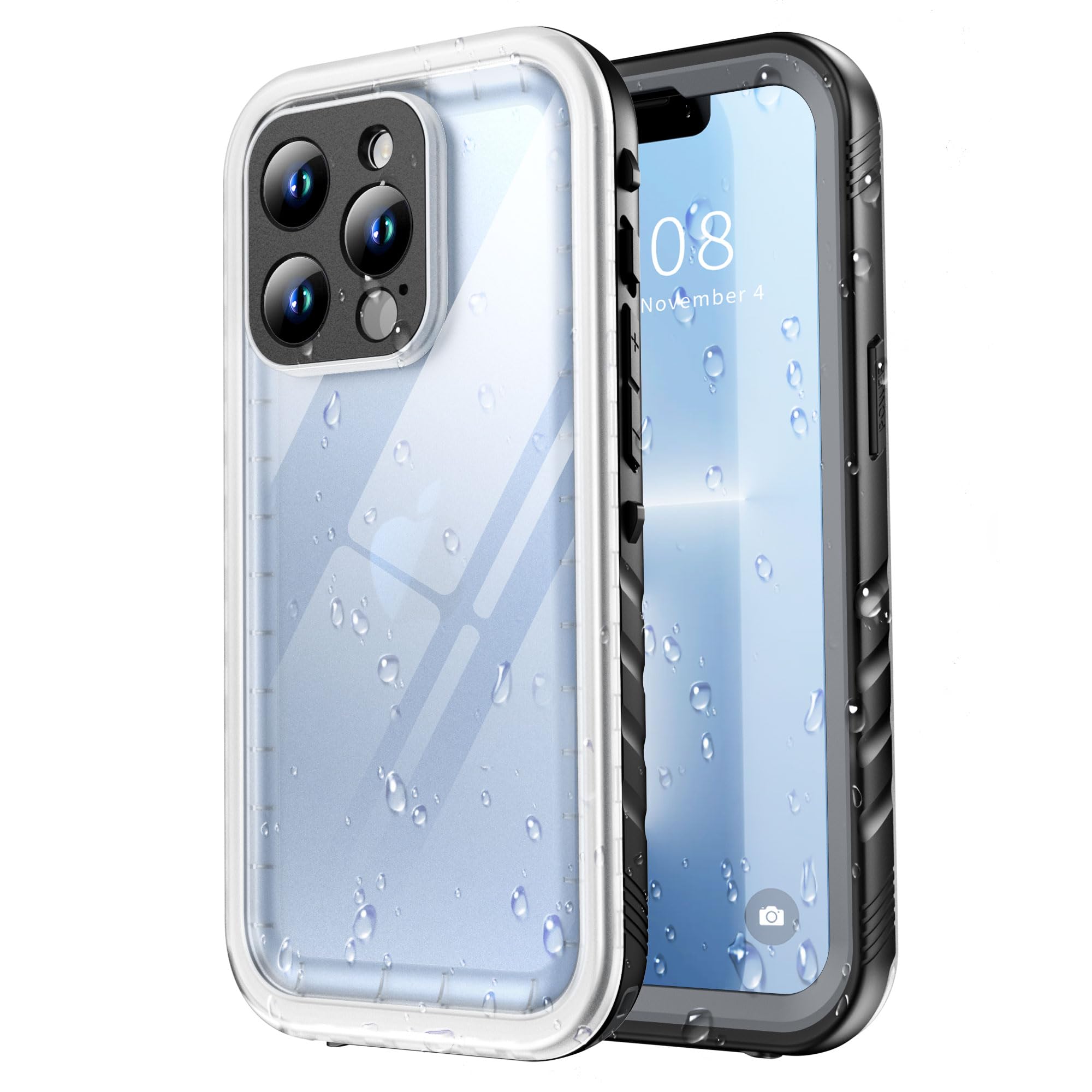 SPORTLINK for iPhone 13 Pro Max Waterproof Case - Shockproof Dustproof Phone Case with Screen Protector, Full Body Protective Case for iPhone 13 Pro