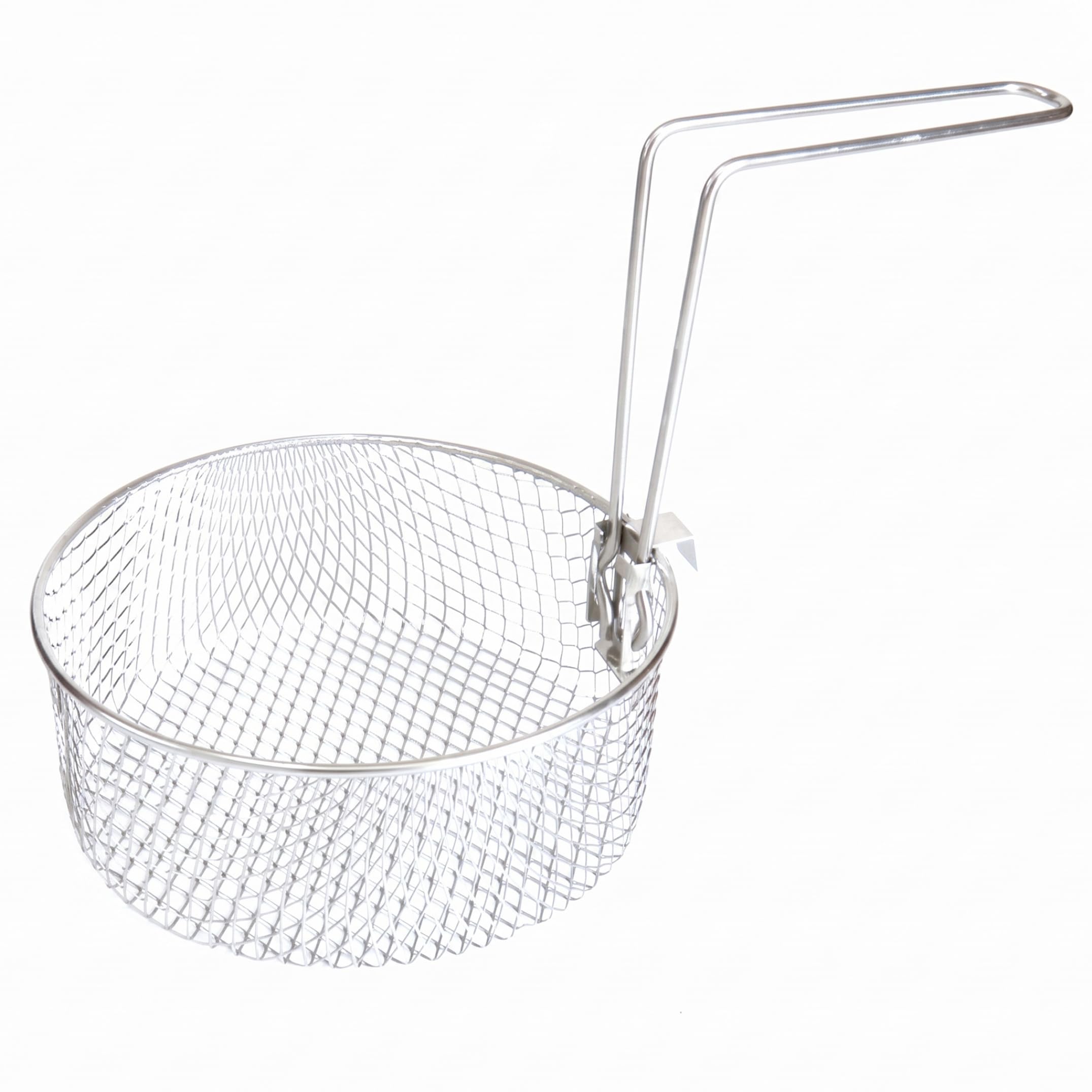 Xoeryoy Fryer Basket, 2l Silver Mesh Frying Basket For Pot With Handle For Home & Commercial Cooking