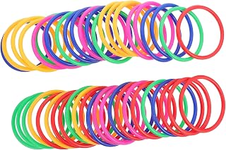 96 Pcs Throwing Ring Toy Plastic Playes Bean Bag for Out Door Toys Throwing Game Accessories Plastic Throwing Circles Children Plaything Outdoor Party Supplies Child