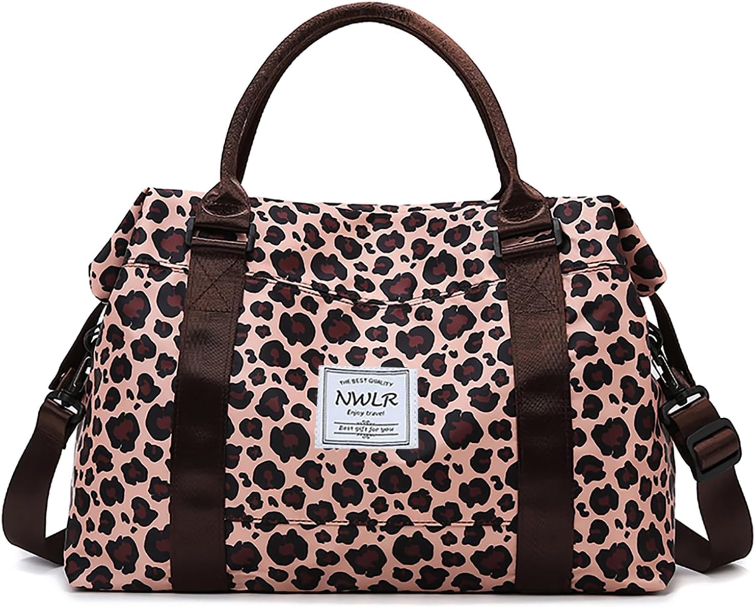 Borsone da viaggio, Borsa da viaggio per la notte, Borsa da palestra con tasca separata per donne e ragazze, Borsa a tracolla da allenamento, Resistente all’acqua