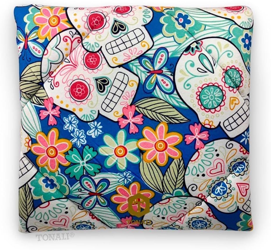 Tortillero Napkin Large Skulls Coral