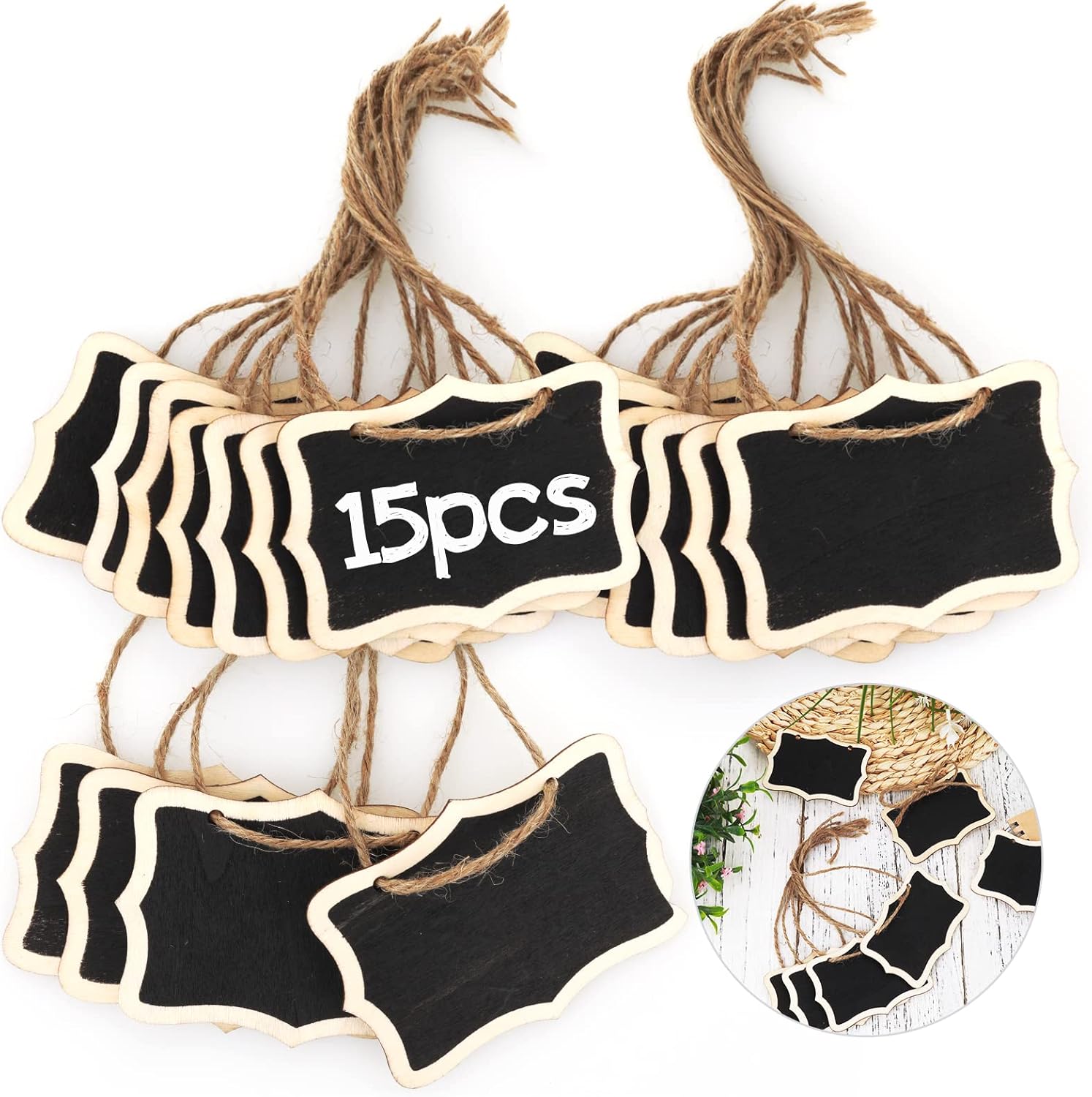 GLEAVI Hängende Tafel Ziegenform - Kreative Nachrichtentafel Für Küche & Garten