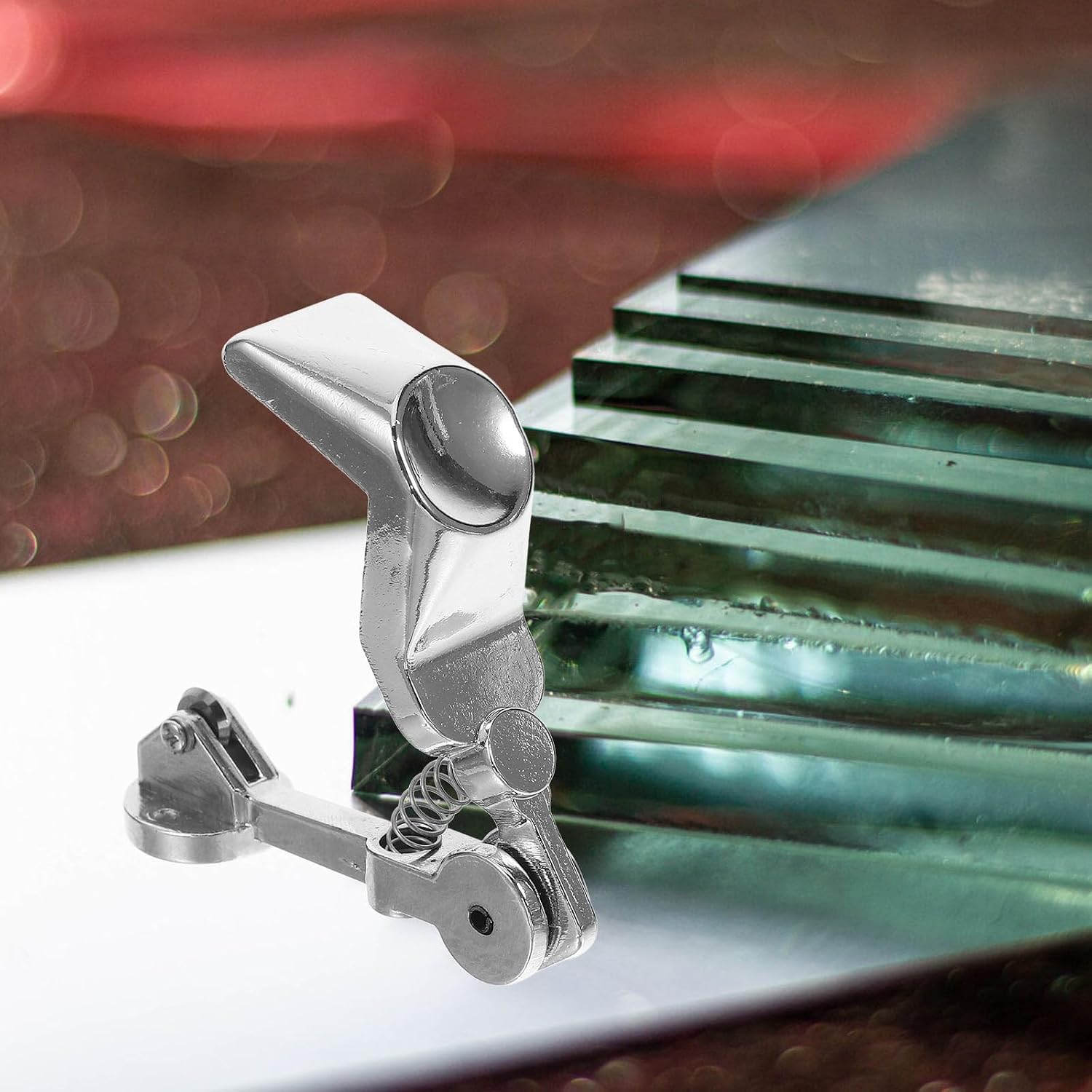 AMUSLESUR Glass Tube Cutter Tool Small Cutting Tool with Safety Protection Device and Iron Material with 40mm Opening Range
