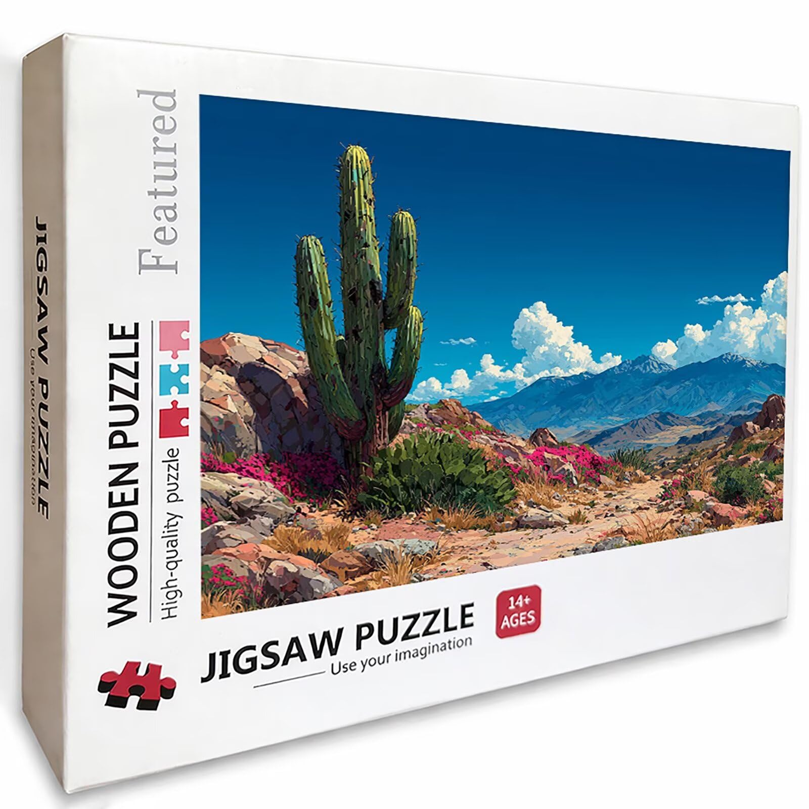 Puzzle Arte con Scatola Pianta, Paesaggio Puzzle Legno 6000 Pezzi Adulti 179x105cm, Attività di Intrattenimento ad Alta Difficoltà, DIY Classici Gioco, Jigsaw Per Tutta La Famiglia, Regalo, 8-4501