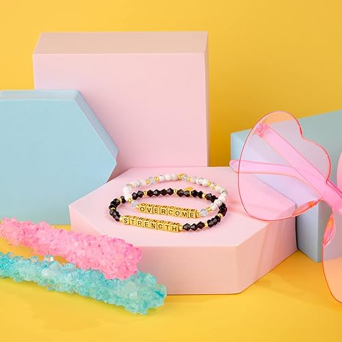 Miniatura 5 de INSPIRED VOICES Pulseras inspiradoras para mujer, pulseras motivacionales, joyas inspiradoras, pulseras elásticas con cuentas y regalos de aliento