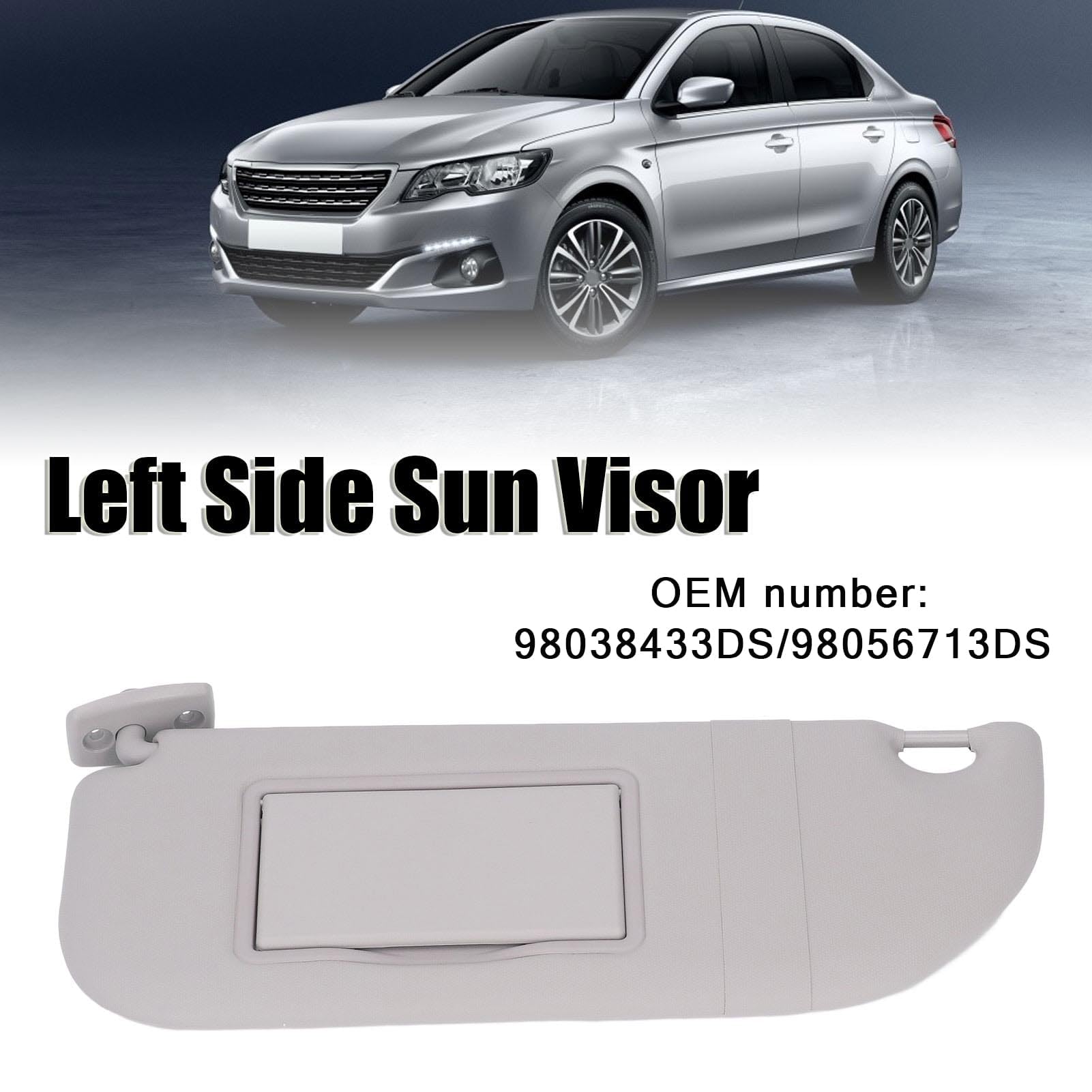 Lado del Conductor Izquierdo Sun Visor Genuine No. 98038433ds Kit Anti resplandeciente Kit Directo para Modelos C3