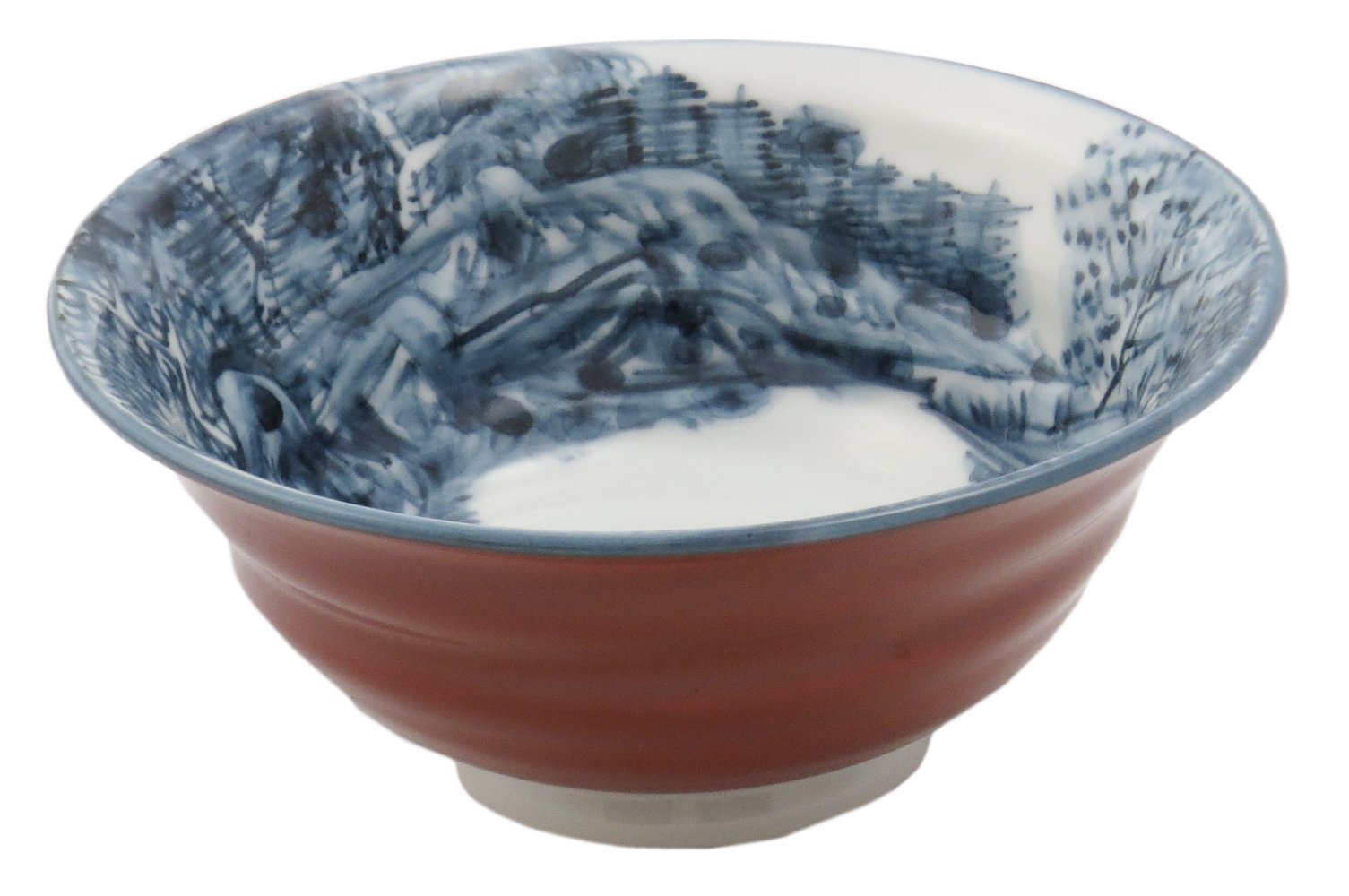 Amazon｜京焼 清水焼 村田幸之介 飯碗 小 赤塗山水 MK-001S｜飯碗