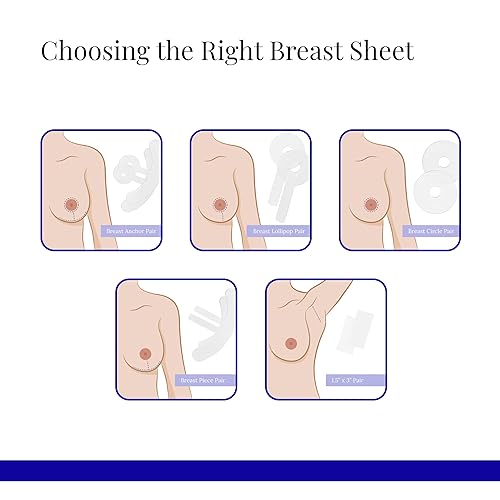 Miniatura 4 de Rejuvaskin Scar Fx - Cinta de silicona para cicatrices quirúrgicas de mama, estilo piruleta, cinta de silicona para suavizar, aplanar, reducir y