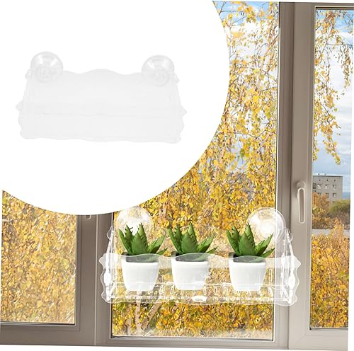 Miniatura 6 de Macetas para plantas, acrílico transparente, extensor de alféizar de ventana, soportes para bonsáis para el hogar, soportes prácticos para macetas,