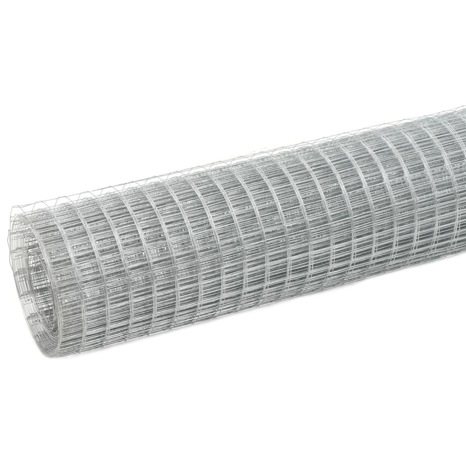 Drahtzaun verzinkt Stahl 25x1,5 m, 19x19 mm, 0,56 mm | Verzinkter Stahl witterungsbeständig, quadratische Maschen, flexibel schneid- und biegbar, für Tiergehege & Pflanzenschutz