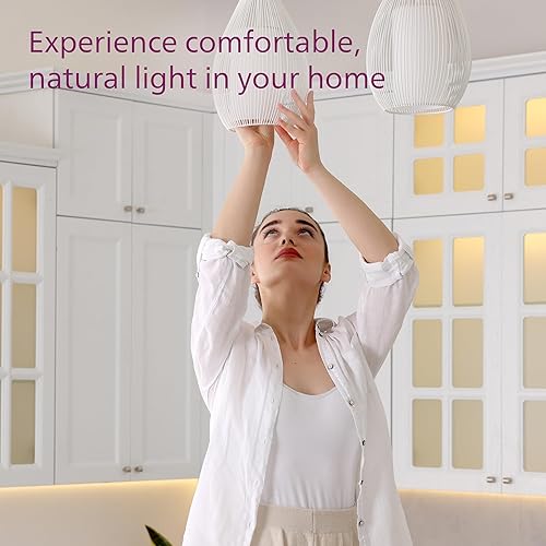 Miniatura 16 de Philips LED - Foco A19 regulable transparente sin parpadeo. Tecnología EyeComfort, 800 lúmenes, luz diurna (5,000 K), 8 W=60 W, base E26, blanco