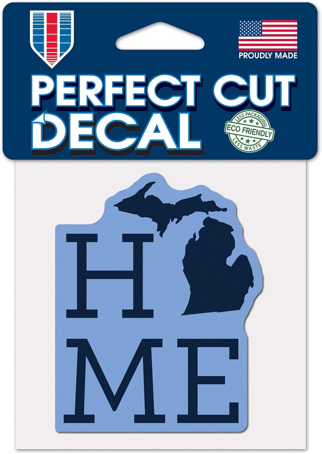 WinCraft Destination Michigan State/Michigan Perfect Cut Color Decal 4" x 4"State/Michigan Perfect Cut Color Decal 4" x 4", Multi, NA