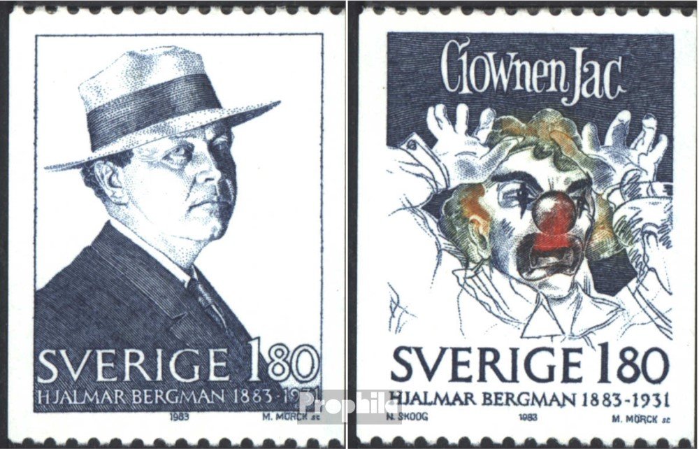 Schweden Briefmarken 1977 – Komplette Serie 'Ausgleichssport' Postfrisch MNH
