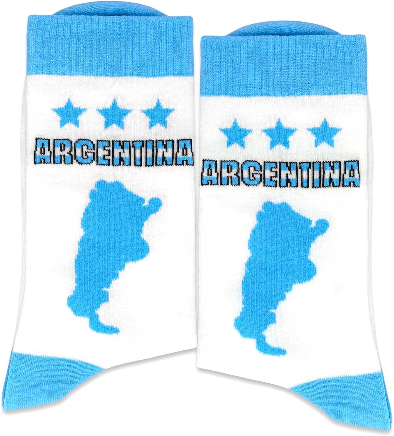 Soccer Fan Socks for Men Women, Game Day Travel, International Matches, Birthday Gift for Football Lovers