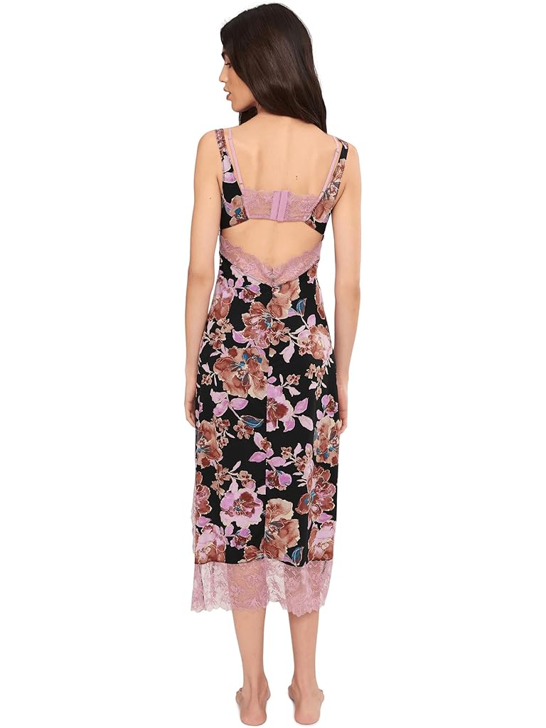 Black Free People Party Crasher Midi Slip